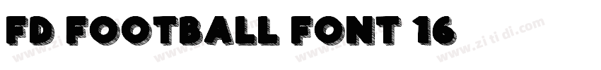 FD-Football Font 16字体转换